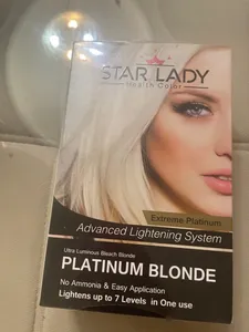 تجریه خرید کرم پلاتینه رنگ مو استار لیدی مدل Blonde حجم 120 میلی لیتر