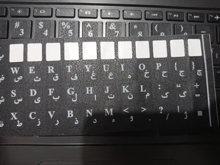 برچسب حروف فارسی کیبورد مدل BK-01