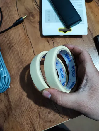 نوار چسب کاغذی کد AB16 عرض 2 سانتی متر بسته 2 عددی