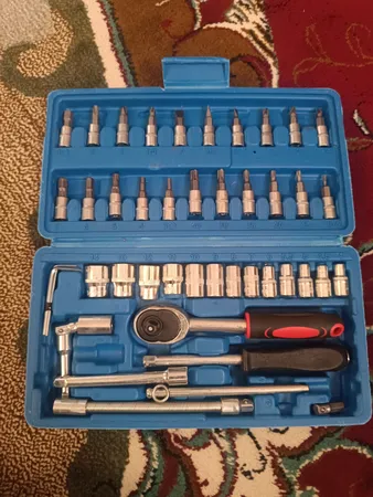 مجموعه 46 عددی آچار و سری بکس باس کد 46s