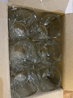 جاشمعی مدل glasig بسته 6 عددی