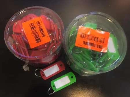 لیبل کلید مدل نیلوفر NI50 بسته 50 عددی