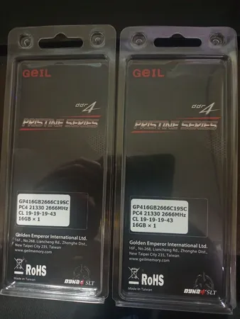 رم دسکتاپ DDR4 تک کاناله 2666 مگاهرتز CL19 گیل مدل Pristine ظرفیت 16 گیگابایت