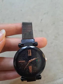 ساعت مچی عقربه ای دخترانه مدل Di Black