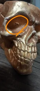 تجریه خرید زیرسیگاری مدل جمجمه کد 371