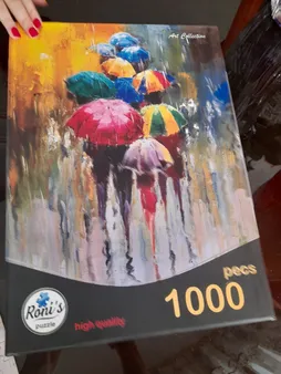 پازل 1000 تکه رونیز مدل چترهای رنگی کد 07781