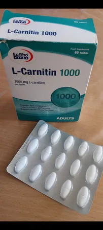 ال کارنیتین یورو ویتال- 1000 میلی گرم بسته 60 عددی