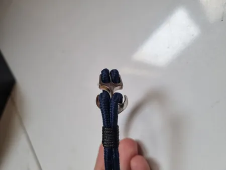 دستبند مردانه مدل پاراکورد لنگر کد 5530