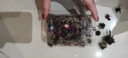 غنچه گل رز خشک مدل sanaz