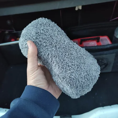 اسفنج شستشوی خودرو هانسه طرح مخملی مدل نانو