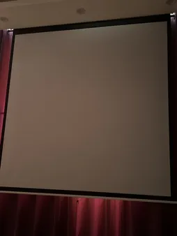 پرده نمایش دستی پروژکتور اسکوپ پارچه عالی سایز 200x200