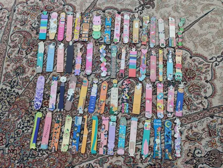 نشانگر کتاب چوبی مدل فانتزی کد 1 مجموعه 60 عددی