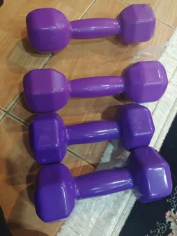 دمبل ایروبیک روکش‌دار 4 کیلوگرمی بسته دوعددی