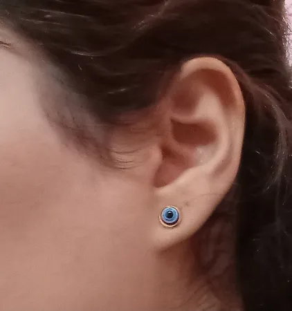 نیم ست زنانه طرح چشم نظر کد NS1196