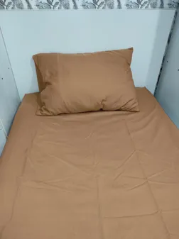 سرویس ملحفه هانی مدل Plain یک نفره دو تکه