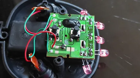 چراغ عقب دوچرخه مدل لیزری