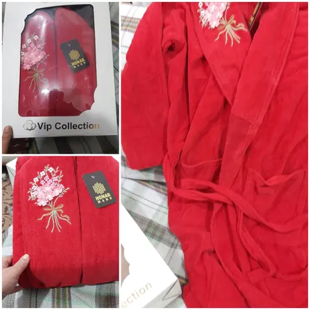 حوله پالتویی هنرمند مدل گلدوزی لاله سایز 125