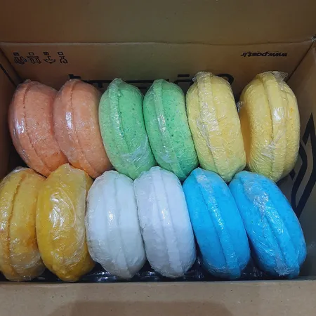 کوکتل پدیکور مدل دونات وزن 70 گرم بسته 12 عددی