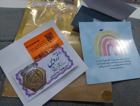 سکه گرمی 18 عیار زردیس مدل پارسیان کد 200