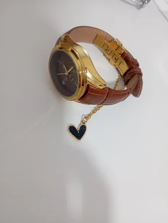 آویز ساعت زنانه مدل قلب کد kw10