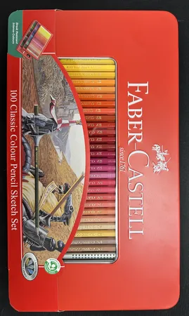 مداد رنگی 100 رنگ فابر کاستل مدل classic