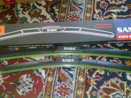تیغه برف پاک کن ساما وایپر بلید مدل هیبرید مناسب برای تیبا بسته دو عددی