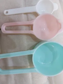 ست پیمانه اندازه‌گیری مدل رنگارنگ مجموعه 6 عددی