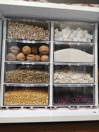 ست جای حبوبات 8 پارچه مدل ستایش