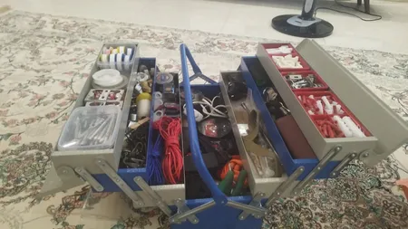 جعبه ابزار صنایع فلزی لوکس درویشیان کد 504