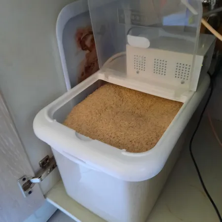 ظرف برنج هوم کت کد 0730 - ظرفیت 20 کیلوگرم