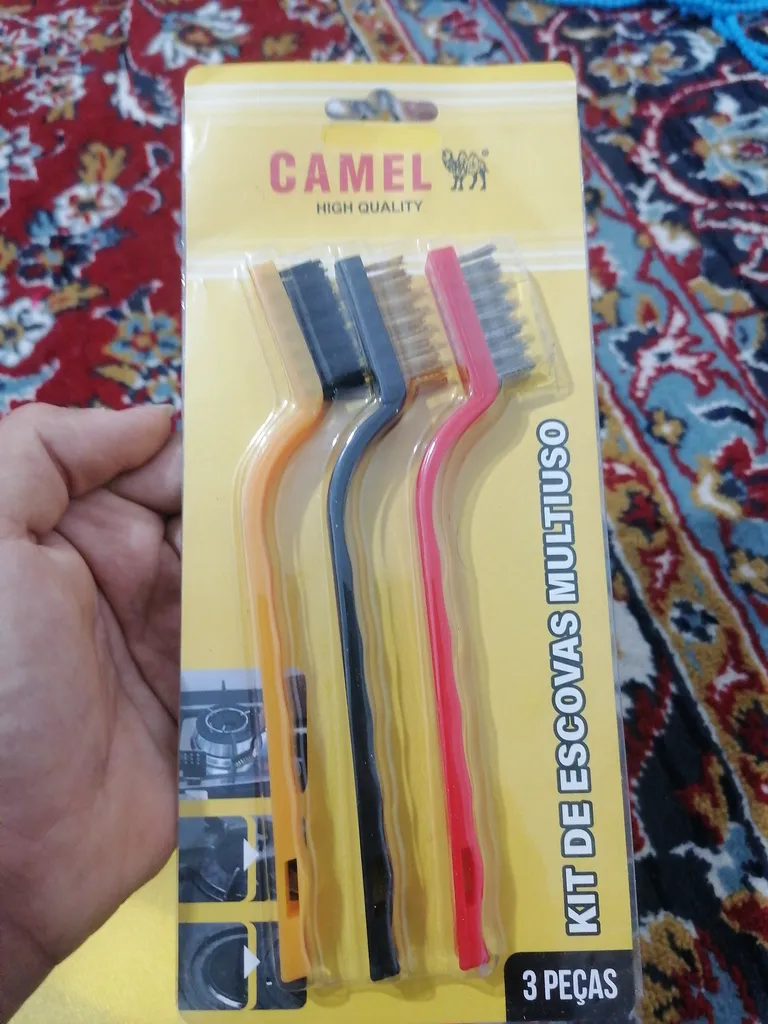 فرچه سیمی کمل مدل مسواکی بسته 3 عددی