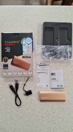 اس اس دی اکسترنال توین موس مدل EliteDrive ظرفیت 512 گیگابایت رابط USB Type-C 3.0