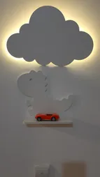 شلف دیواری اتاق کودک مدل دایناسور