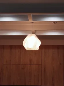 تجریه خرید لوستر افزا سازان نمای سوم مدل خامه ای کد 30