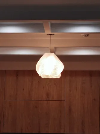 لوستر افزا سازان نمای سوم مدل خامه ای کد 30