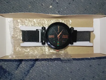 ساعت مچی عقربه ای دخترانه مدل Di Black