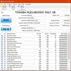 تجریه خرید هارد دیسک اینترنال 2.5 اینچی توشیبا مدل MQ01ABD050V ظرفیت 500 گیگابایت