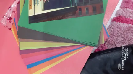 مقوا رنگی تیما کد BG سایز 35x25 سانتی متر بسته 40 عددی