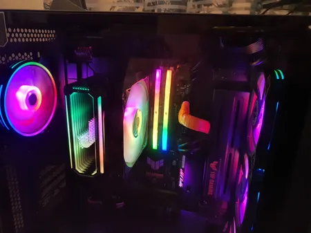 سیستم خنک کننده بادی گرین مدل NOTUS 400-ARGB