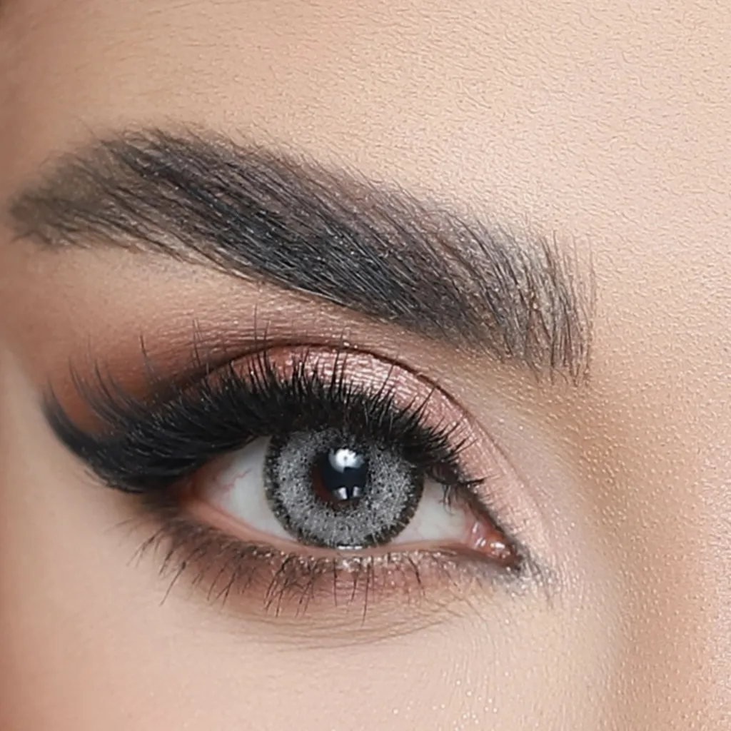 لنز چشم بیوتی کد 135 رنگ خاکستری روشن