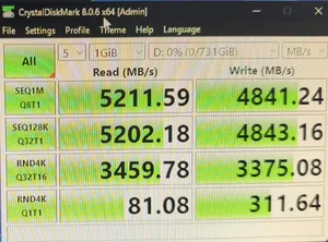 تجریه خرید اس اس دی اینترنال PCIe Gen4 x4 ام اس آی مدل SPATIUM M460 ظرفیت 1 ترابایت