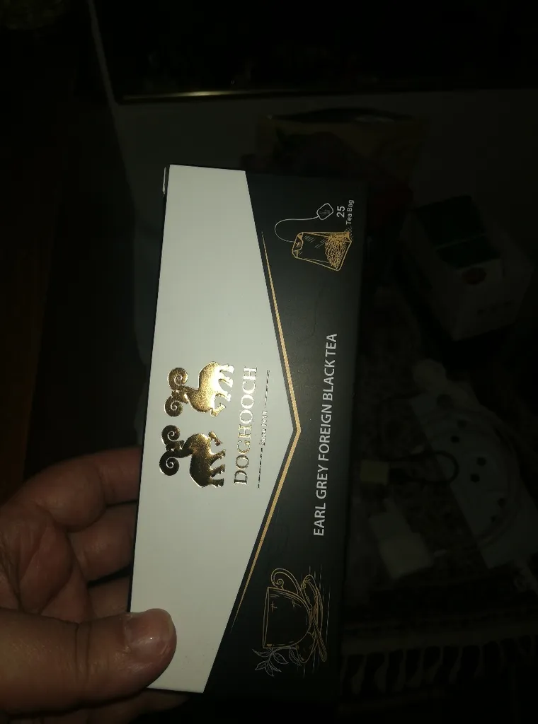 چای سیاه خارجی کیسه ای عطری ارلگری دو قوچ بسته 25 عددی