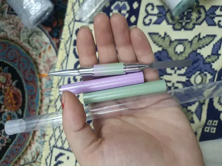 قلم موی کاشت پلی ژل ناخن مدل 8140