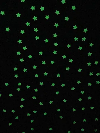 استیکر دیواری کودک هیمیا مدل شب تاب طرح ستاره بسته 200 عددی