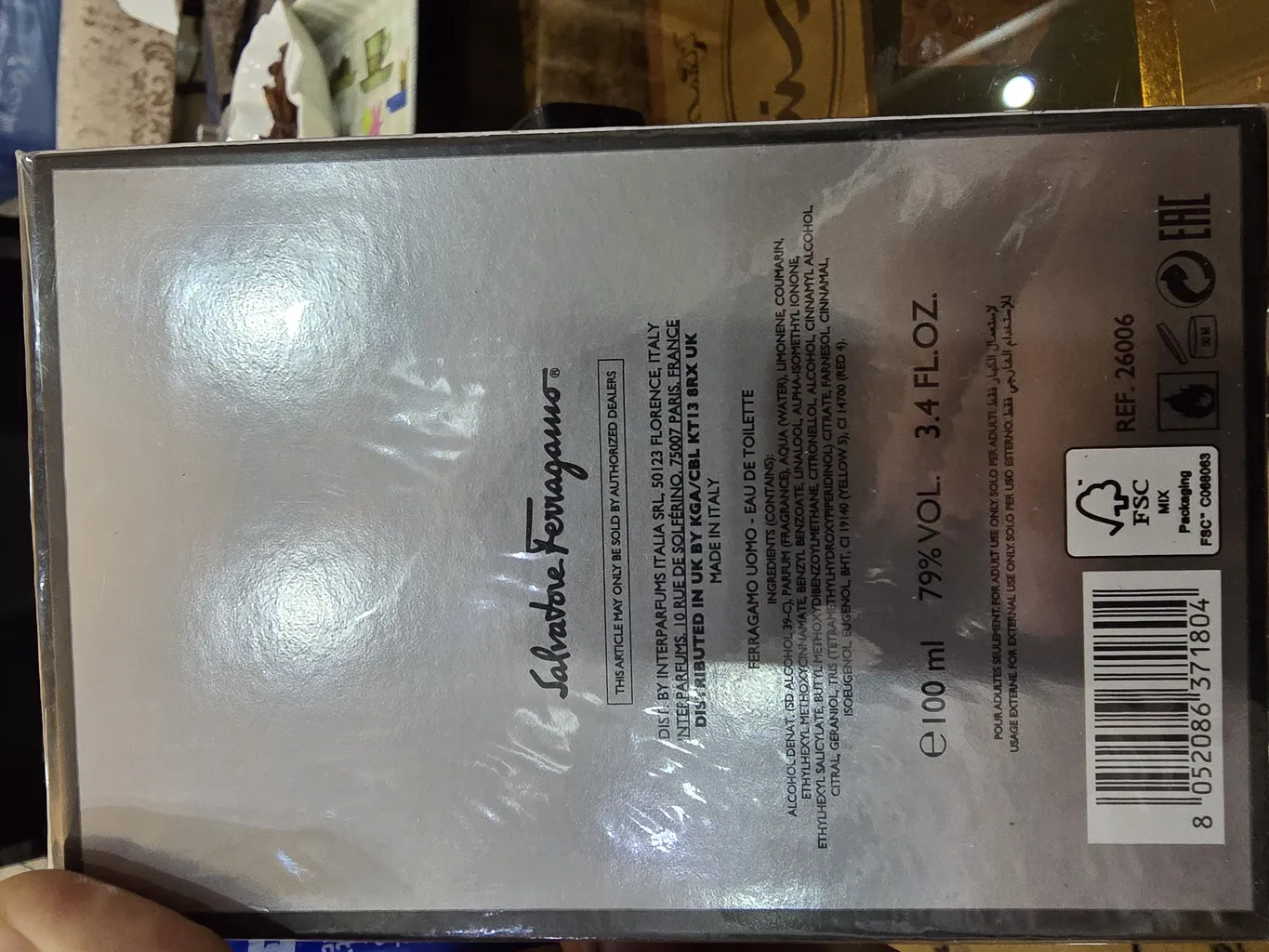 ادو پرفیوم سالواتوره فراگامو مدل Uomo Signature حجم 100 میلی لیتر