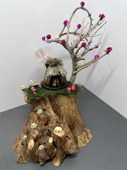 جاعودی سنگی مدل کلبه جنگلی