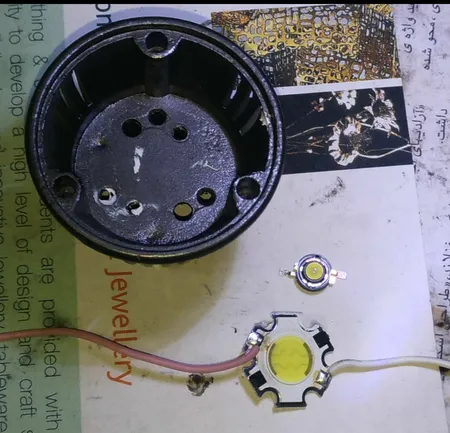 چیپ ال ای دی پاور 1 وات مدل A-506 بسته 5 عددی