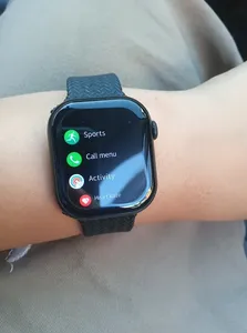 تجریه خرید ساعت هوشمند 45 میلی‌متری کیوکویر مدل KW25 MAX series 10 با بند سیلیکونی