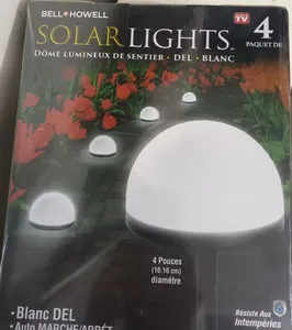 تجریه خرید چراغ پارکی خورشیدی مدل BELL مجموعه 4 عددی