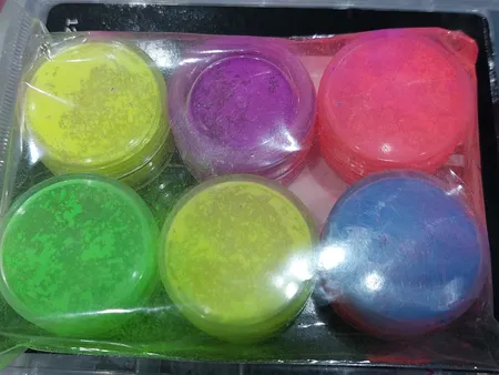 پودر پیگمنت ناخن مدل MuCLR-06 مجموعه 6 عددی